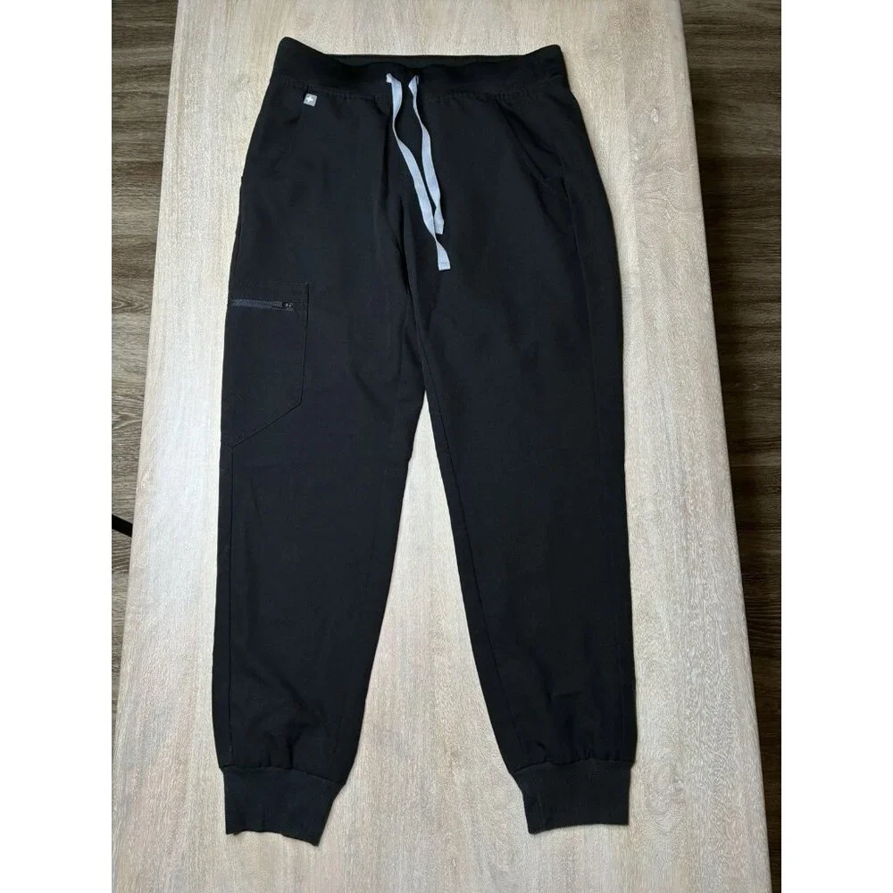 Figs Zamora Jogger Scrub Pants Black Size XS Petite